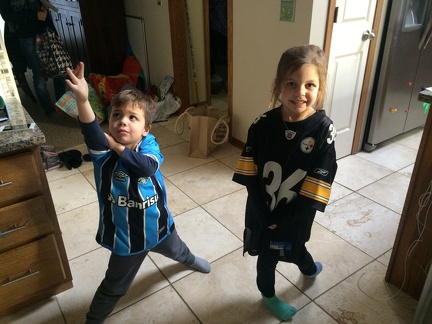 Gremio and Steelers2